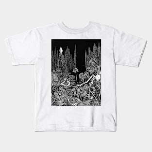 Silence - A Fable - Harry Clarke for E.A. Poe Kids T-Shirt